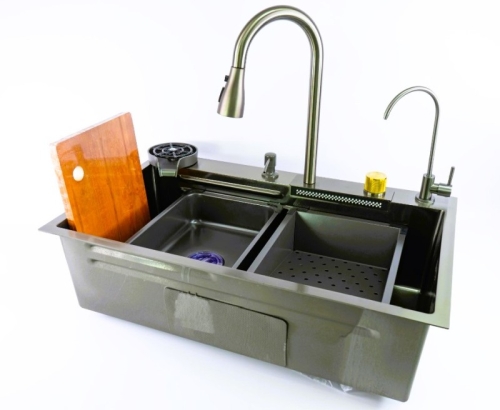 Мойка многофункциональная Fmark FSC-003-Q 75*46 графит