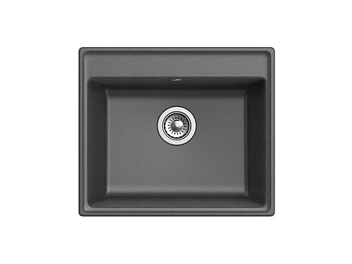 Мойка кухонная GranFest Vertex GF-V-580 серый, топаз, графит, иней