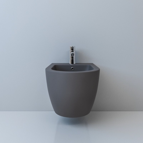 Биде подвесное ESBANO GARCIA серый матовый фото 2