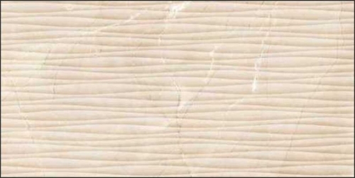 Настенная плитка Cube Ceramica MUMBAI CREMA WAVES 300х600х9 рельефная, матовая