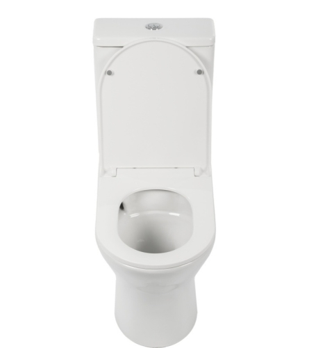 Унитаз напольный безободковый Aqua Nero Link AN-016L, смыв Торнадо фото 5