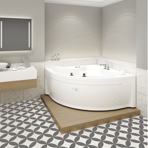 Ванна акриловая Radomir Сандра 149*149 + каркас фото 2