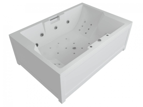 Ванна Aquatek Дорадо пневматическое управление 190*130 гидромассажная фото 3