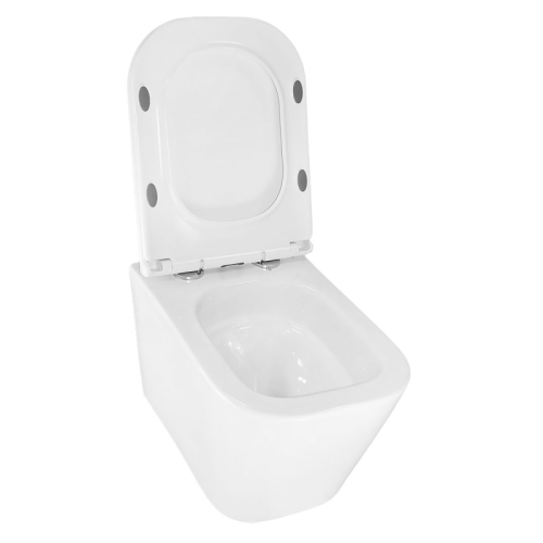 Унитаз подвесной безободковый Azario Esconda AZ-2805E, смыв Торнадо фото 4