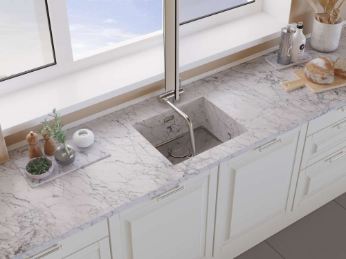 Смеситель для кухни с установкой под окно OMOIKIRI Mori C хром фото 3