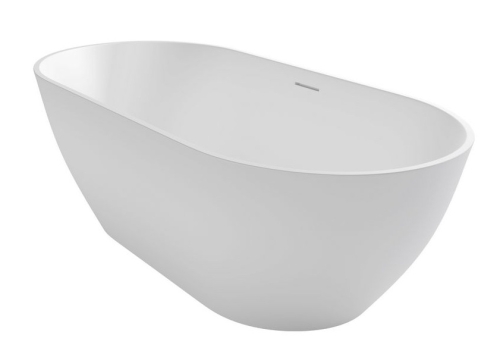 Ванна Nilo Barcelona 160*75, 170*80 литьевой мрамор белая матовая фото 3