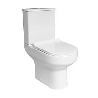 Унитаз напольный безободковый Mirsant Slim PP