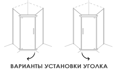 Душевое ограждение Alex Baitler AB 215/245 90*90, 100*100 фото 2 Душевое ограждение Alex Baitler AB 215/245 90*90, 100*100 фото 2