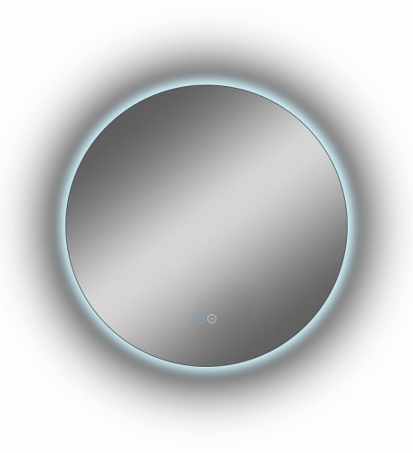 Зеркало Continent Ajour D 64.5, 80, 100 с функцией антизапотевания, холодная подсветка