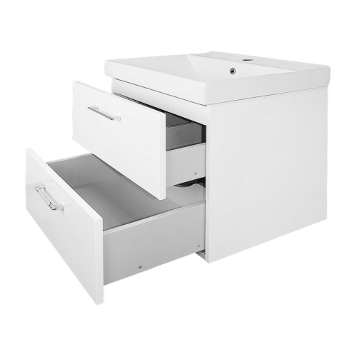 Тумба с умывальником Azario Ника 60, 80 (с раковиной Tempo) фото 3