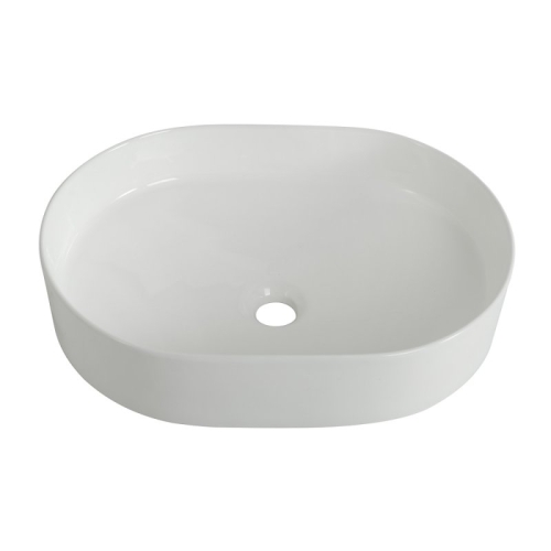 Раковина накладная Belbagno BB1483 500х370х135 мм, белая фото 4