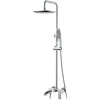 Душевая система со смесителем Gappo G2448-8 хром- белая