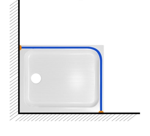 Карниз прямоугольный Triton 100*80, 120*80 фото 3