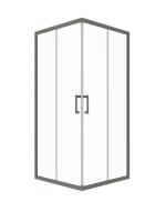 Душевое ограждение Triton Фикс-Графит 80*80, 90*90, 100*100 стекло прозрачное 6мм