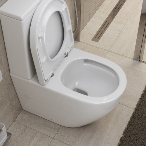 Унитаз напольный Belbagno SFERA-TOR, слив торнадо сиденье микролифт BB865SC фото 4