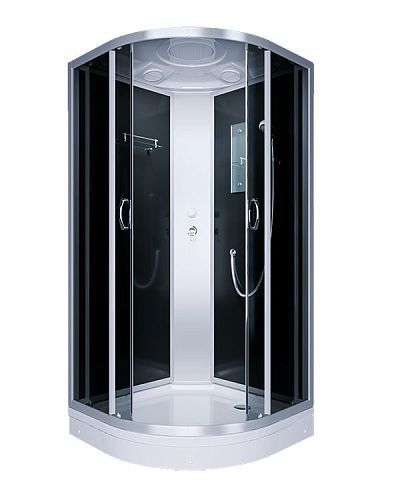 Душевая кабина ERLIT 80*80 ER3508P-C4-RUS тонированная, низкий поддон