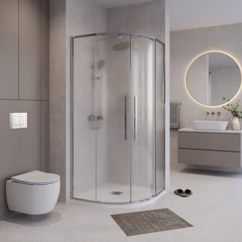 Душевое ограждение Niagara Нова/Nova NG-3627(3626)-34 90*90, 100*100, стекло шиншилла фото 3