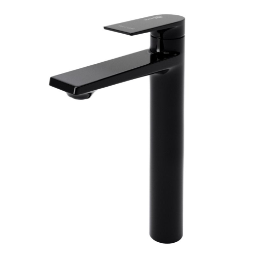 Смеситель высокий для умывальника Wasserkraft Glan 6603H черный глянец