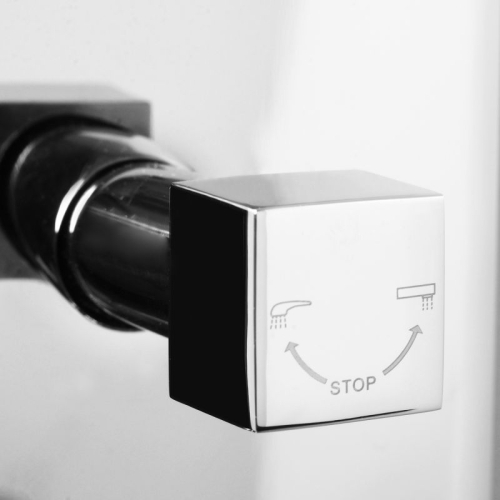 Встроенный смеситель для ванны на 2 положения Wasserkraft Aller 10641 хром фото 3