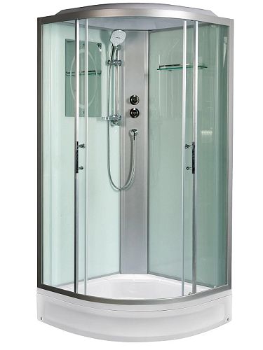 Душевая кабина WeltWasser Werra XL 802 80*80, средний поддон