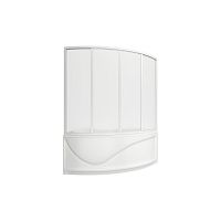 Шторка для ванны Bas Николь 1700 пластик Watter