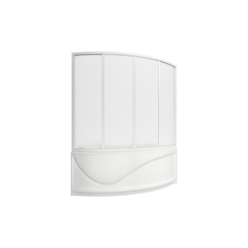 Шторка для ванны Bas Николь 1700 пластик Watter