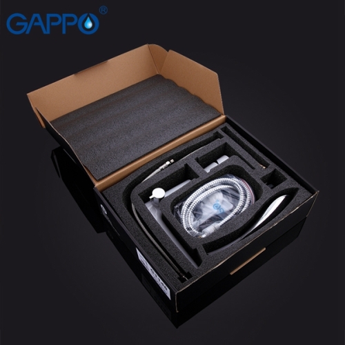 Смеситель врезной на борт ванны 3 отв. Gappo Noar G1148 белый/хром фото 10