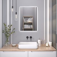 Зеркало с подсветкой Aqua de Marco Sirius 50*70/70*50 универсальное