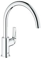 Смеситель для кухни GROHE BauCurve, высокий излив, хром (31536001)