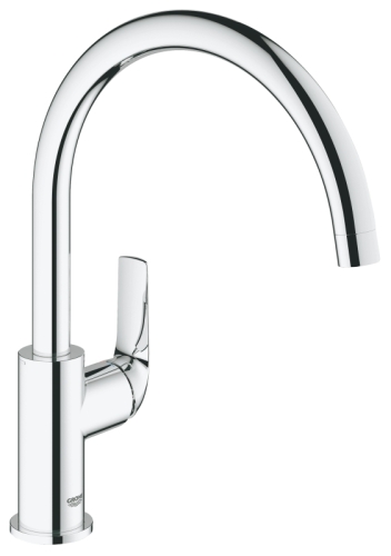 Смеситель для кухни GROHE BauCurve, высокий излив, хром (31536001)