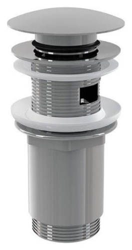 Alca Plast A392, click/clack, с большой заглушкой