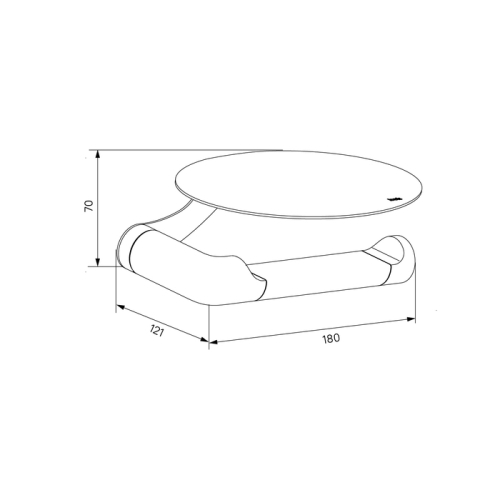 Держатель туалетной бумаги Iddis Noa белый фото 4
