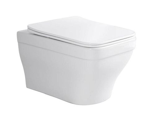 Унитаз подвесной безободковый Aquatek Амадео AQ1163-00, сиденье с м/л