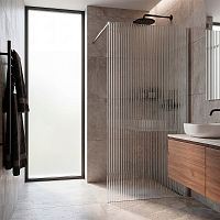 Душевая перегородка Loranto Walk-in CS-Z02С 90, 100, 130*200 профиль хром