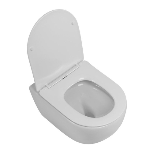 Унитаз подвесной Cezares STREAM-TOR слив торнадо белый CZR-2426-TH-TOR/SC фото 2