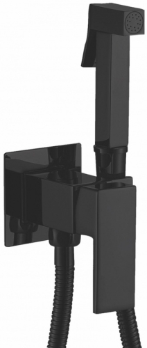 Смеситель с гигиеническим душем Haiba HB5512-7 черный