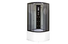 Душевая кабина Niagara Ультра NG-1909-01 100*100*220 высокий поддон(48см),черный,стекло тонированное