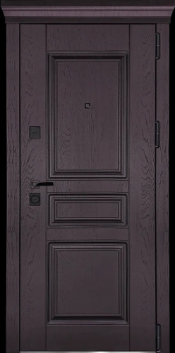 Дверь входная Tandoor Токката Горький шоколад/Белый матовый фото 2