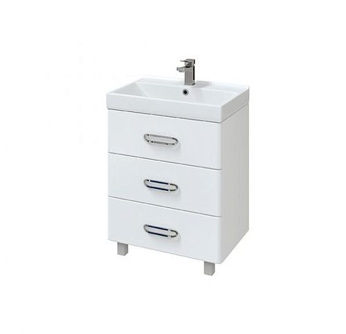 Тумба Мирсант FUJI 60/80/100 с умывальником (Deep-100/80) (Fest-60) напольная