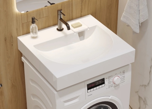 Раковина над стиральной машиной Sanita Luxe Galaxy 60 фото 2