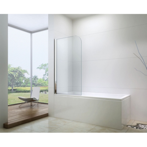 Шторка для ванны Berges River 80, стекло прозрачное фото 2