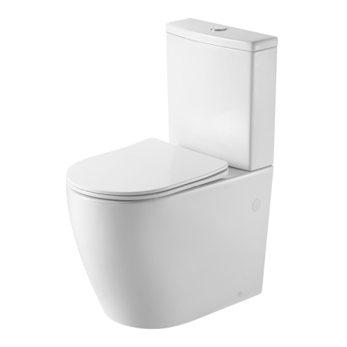 Унитаз напольный безободковый Azario Luma Tornado Flushing AZ-1253ST, смыв Торнадо фото 2