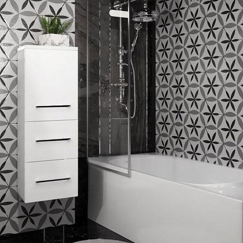 Шкаф-колонна Opadiris Арабеско 35 подвесной белый