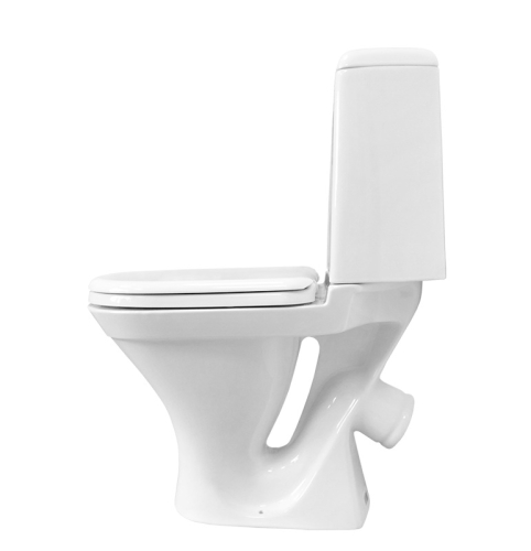 Унитаз напольный Sanita Аттика Стандарт с сидением полипропилен фото 3