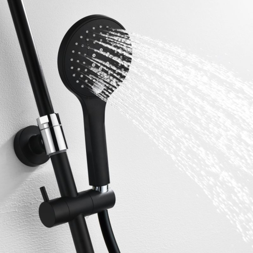 Душевая система Wasserkraft Abens A17401 черный Soft-touch фото 4