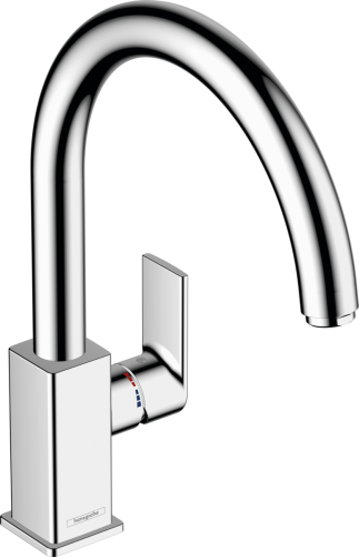 Смеситель для кухни Hansgrohe Vernis Shape хром, черный матовый