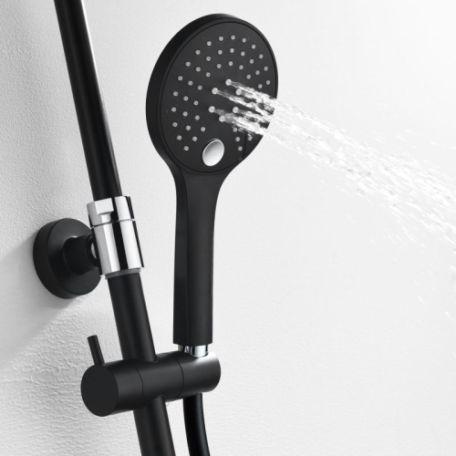 Душевая система Wasserkraft Abens A17401 черный Soft-touch фото 5