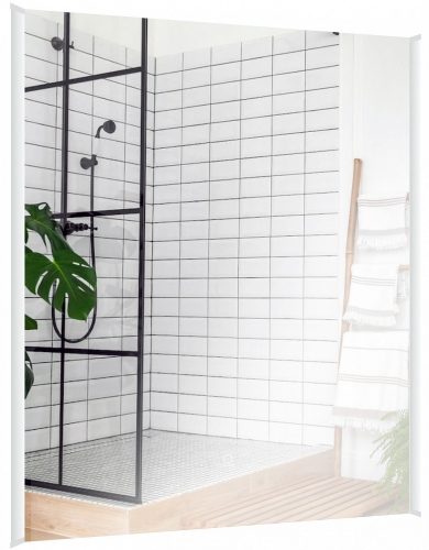 Зеркало с подсветкой Azario AZ-Z-070CS 60*80 фото 2