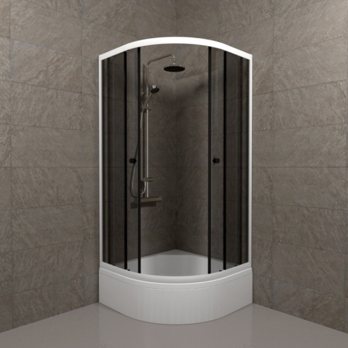 Душевое ограждение Triton Грей В 90*90 средний поддон фото 2