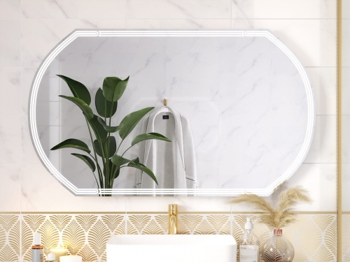 Зеркало с антизапотеванием Cersanit Design 090 100*60, 120*70 фото 4